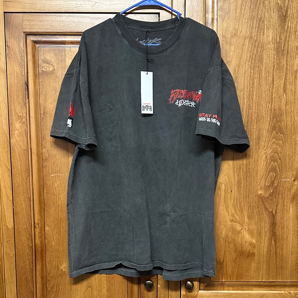 Men's Black Graphic Tee by [Loiter]